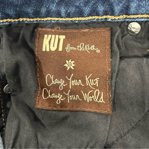 Kut from the Kloth Diana Curvy Skinny Jeans Women’s Size 12 Dark Wash - Picture 5 of 10